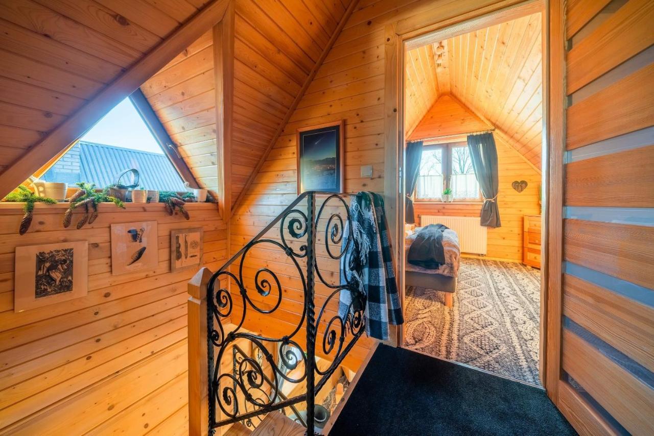 Domki Widokowe Wooden Luxury Chalet & Jacuzzi Zab Bagian luar foto