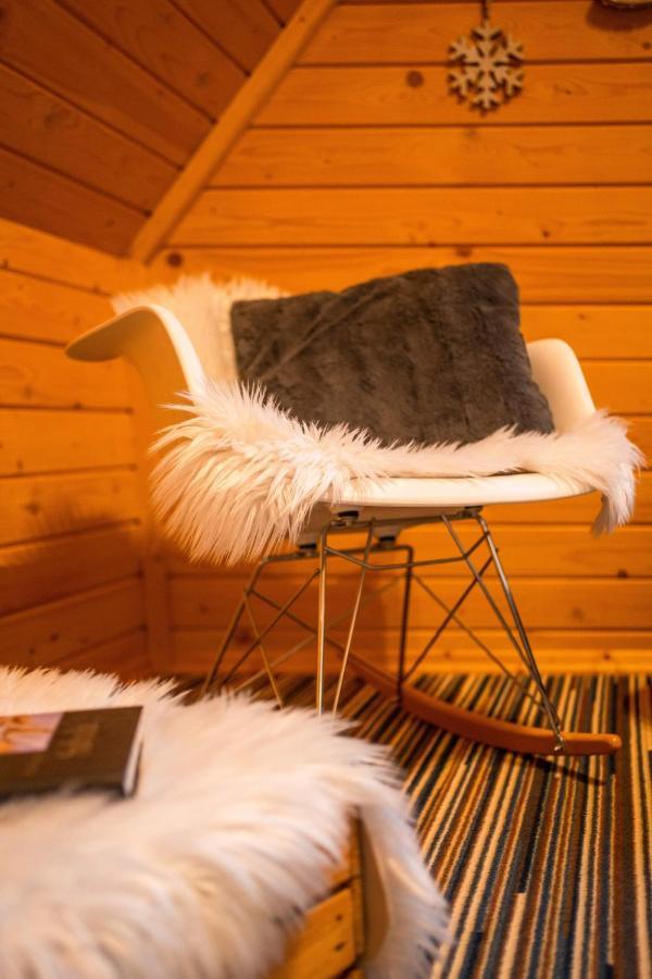Domki Widokowe Wooden Luxury Chalet & Jacuzzi Zab Bagian luar foto