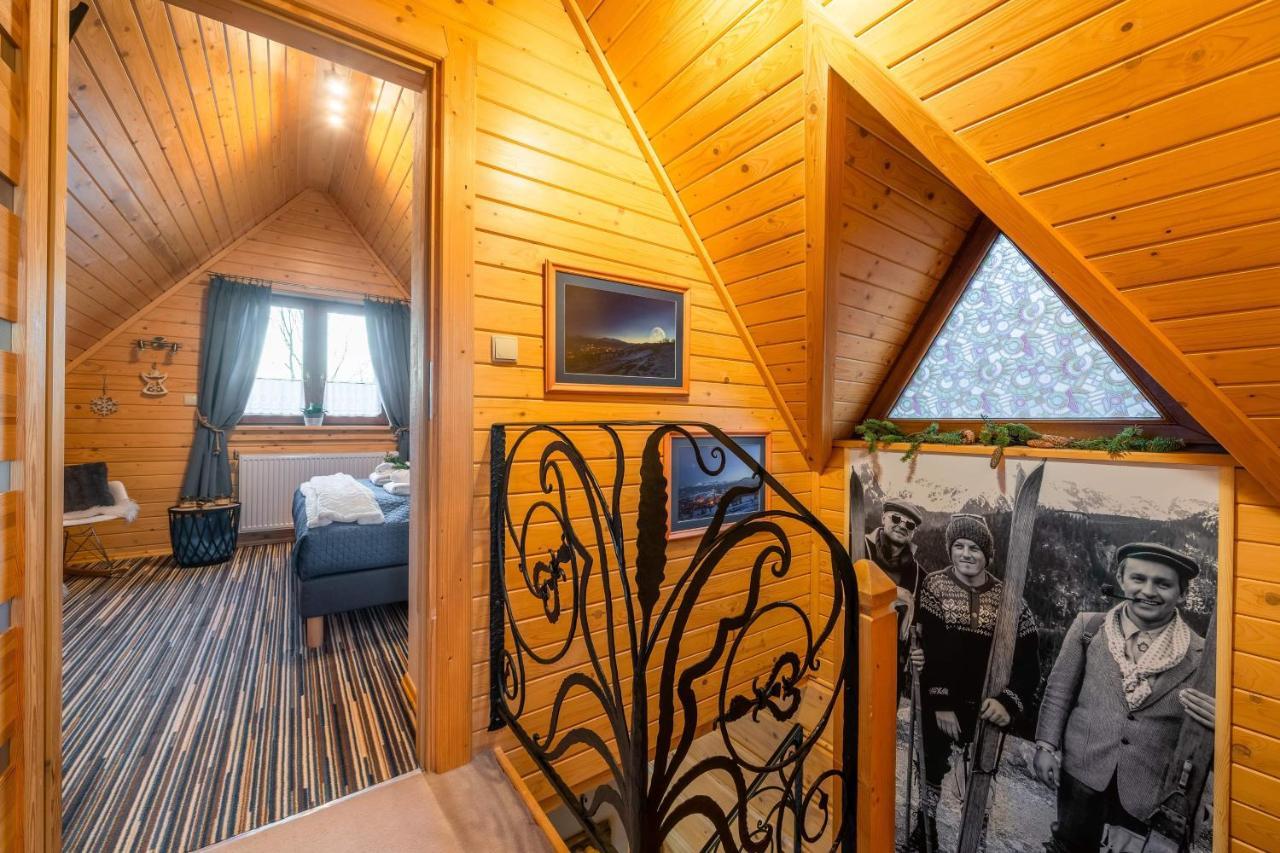 Domki Widokowe Wooden Luxury Chalet & Jacuzzi Zab Bagian luar foto