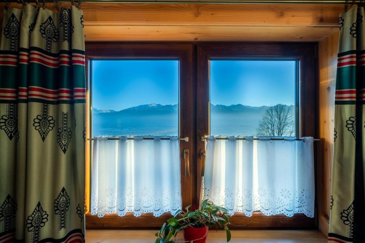 Domki Widokowe Wooden Luxury Chalet & Jacuzzi Zab Bagian luar foto
