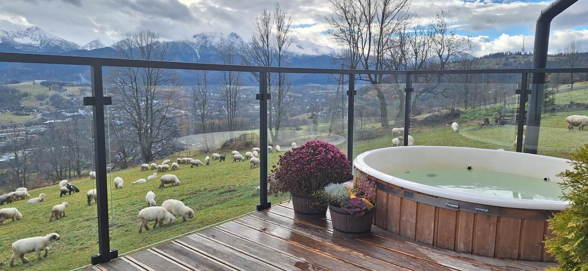 Domki Widokowe Wooden Luxury Chalet & Jacuzzi Zab Ruang foto